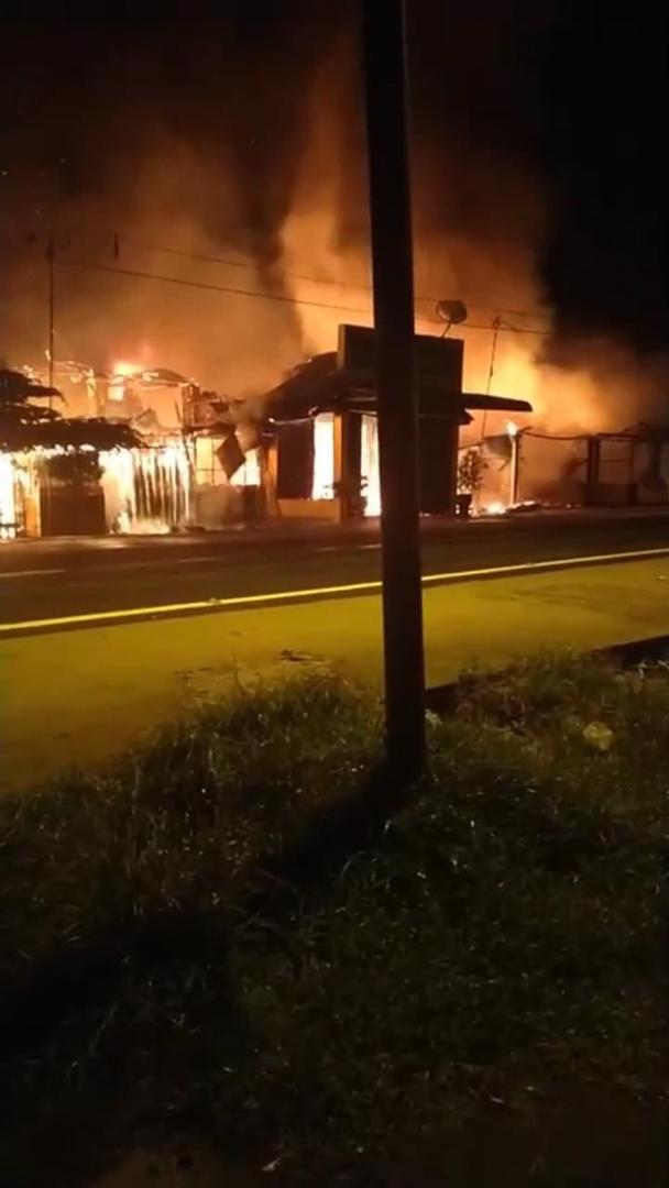 Kebakaran di Korong Pasa Nagari Kurai Taji Timur